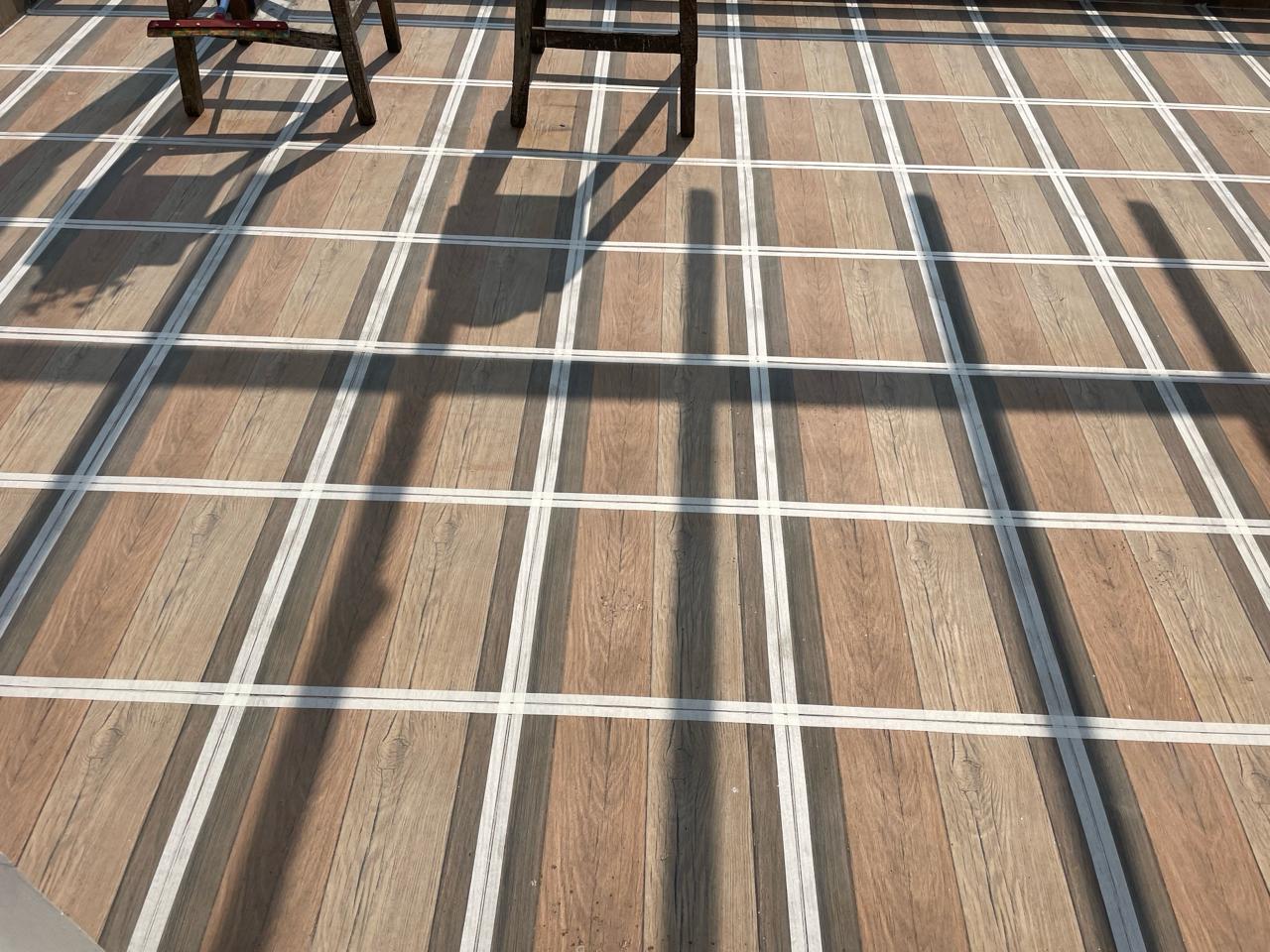 Balcony epoxy grouting